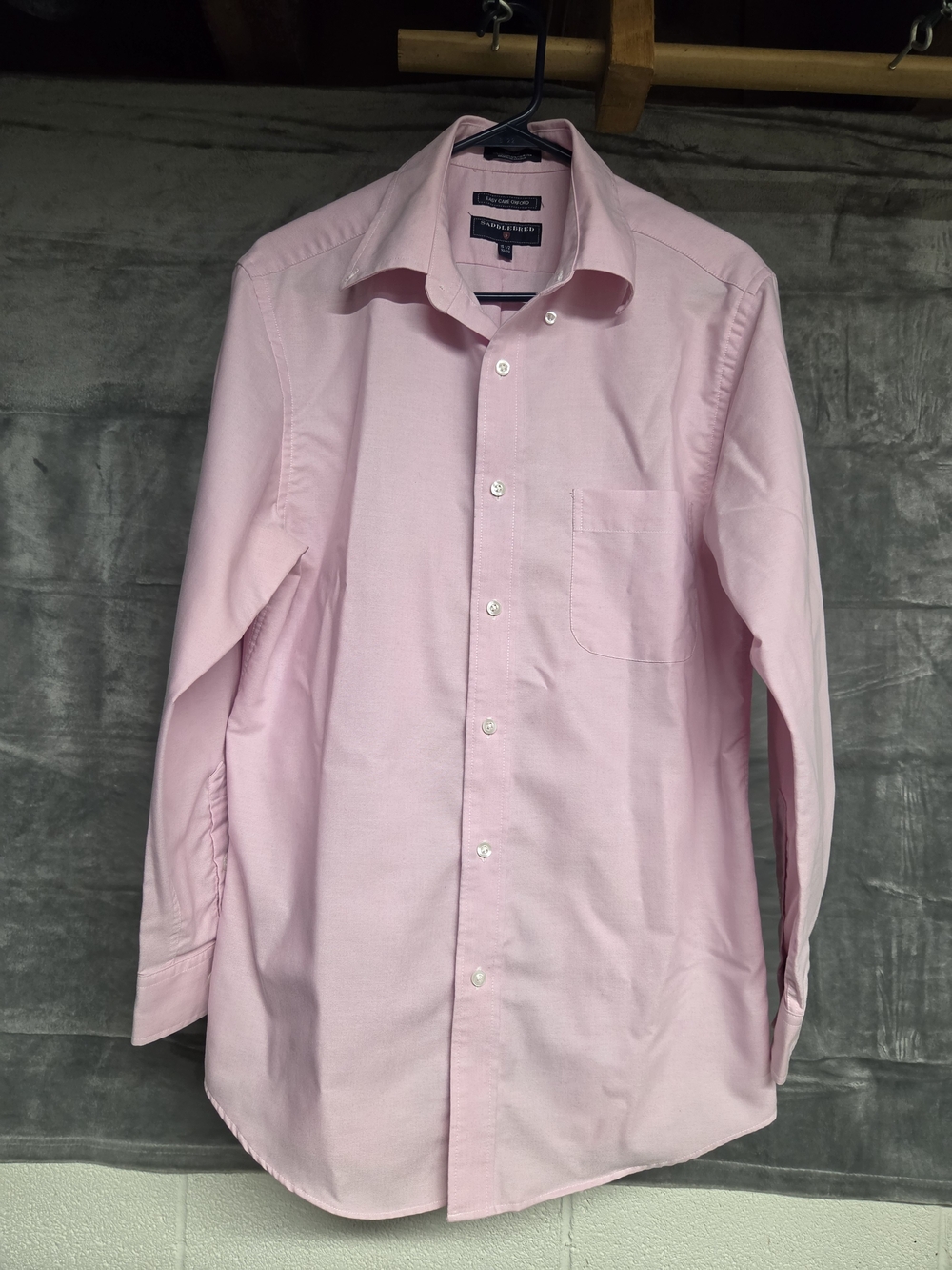 Saddlebred Men's Light Pink Dress Shirt